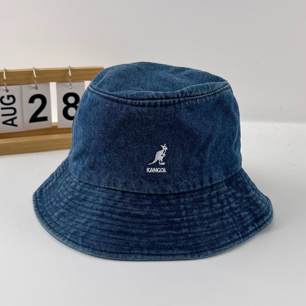 kangol denim bucket hat